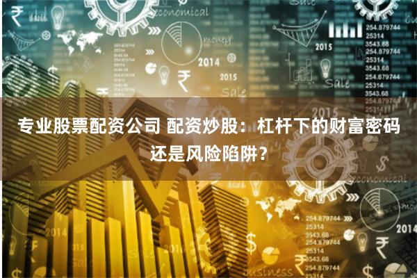 专业股票配资公司 配资炒股：杠杆下的财富密码还是风险陷阱？