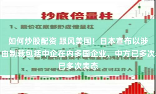 如何炒股配资 跟风美国！日本宣布以涉俄为由制裁包括中企在内多国企业，中方已多次表态