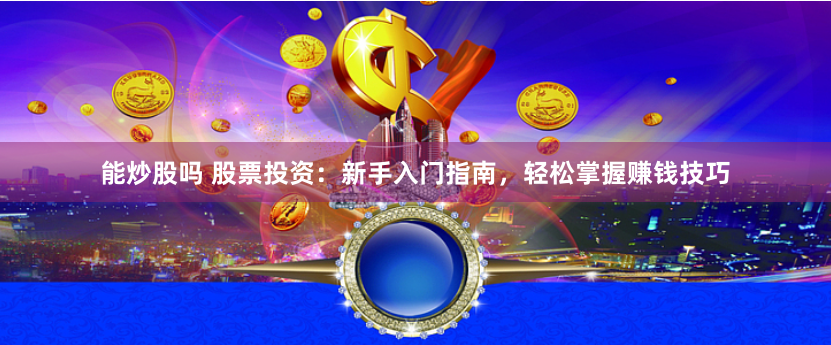 能炒股吗 股票投资：新手入门指南，轻松掌握赚钱技巧