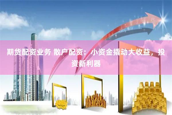 期货配资业务 散户配资:小资金撬动大收益,投资新利器